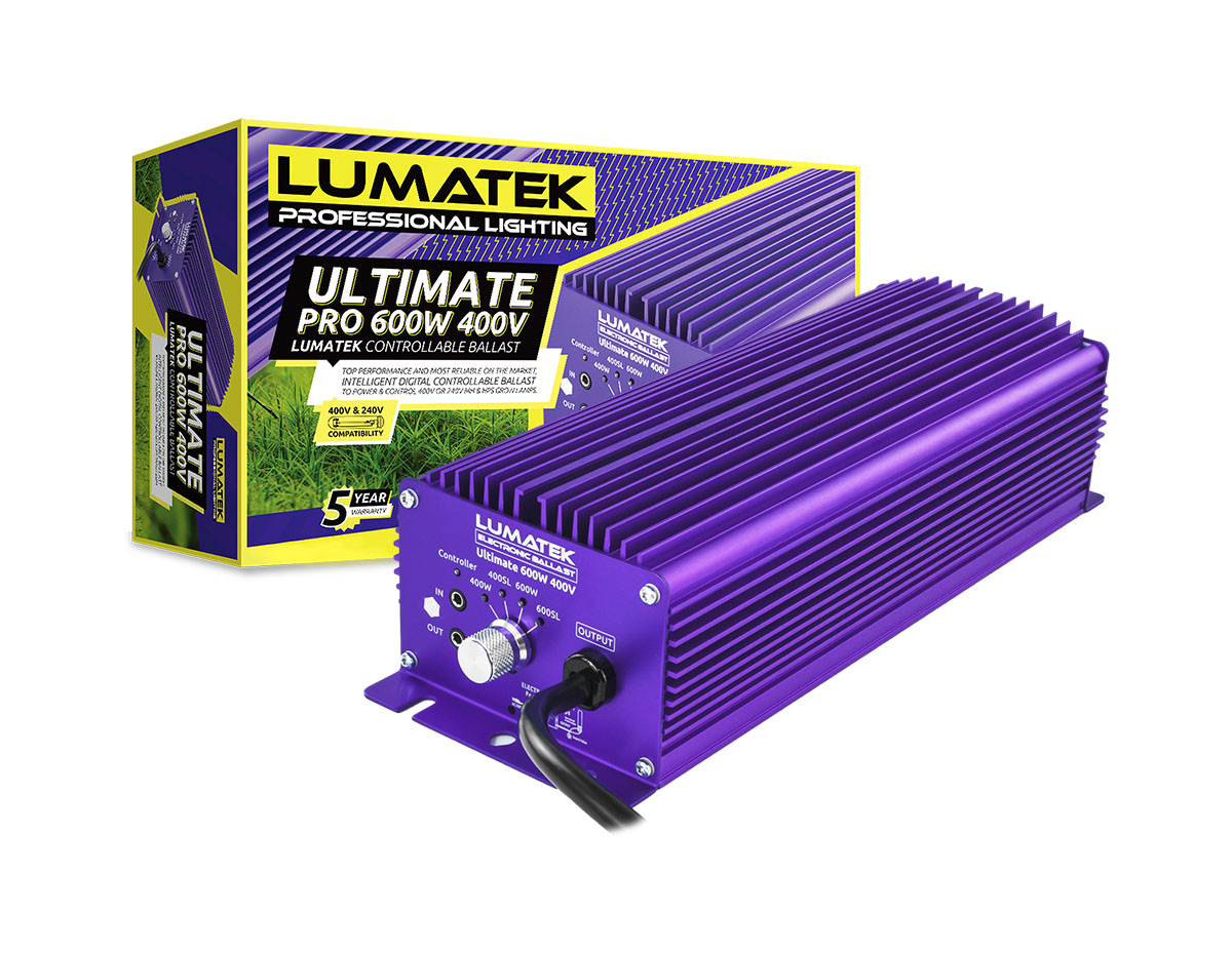 LUMATEK UltimatePro 600W 400V Controllable Ballast Packaging
