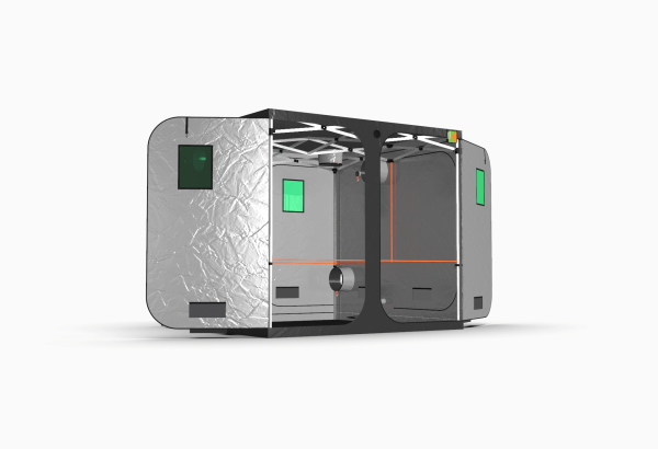 Quick Qube Grow Tent QQ240 2 4 x 2 4 x 2 2m SIDE