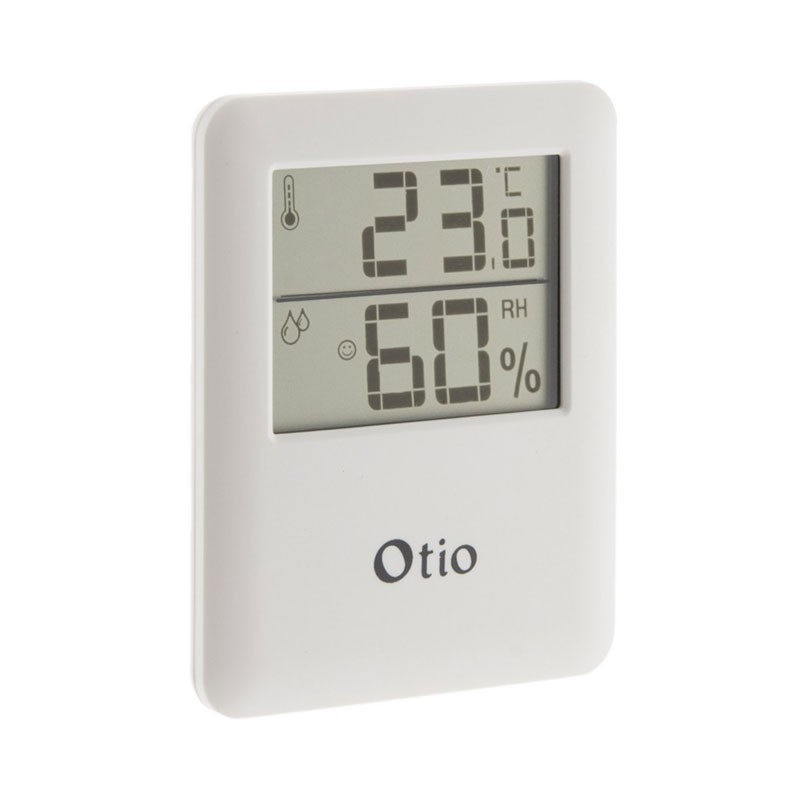 thermometre hygrometre 65x80mm blanc otio